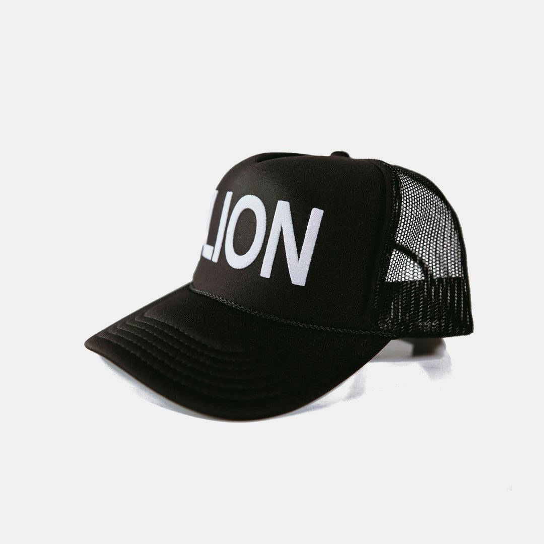 Lion Trucker Hat - Black